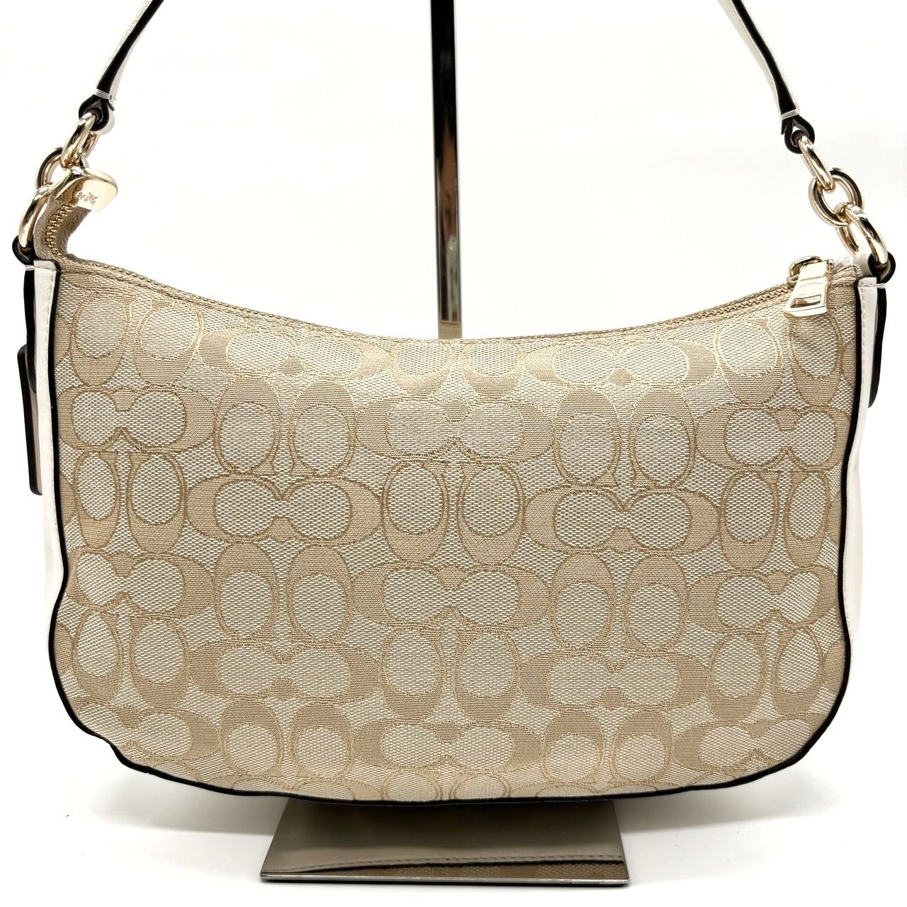 【美品】コーチ　2way ショルダーバッグ　トート　馬車金具　チャーム　レザー ✨良品✨ COACH コーチ 2way ショルダーバッグ トートバッグ