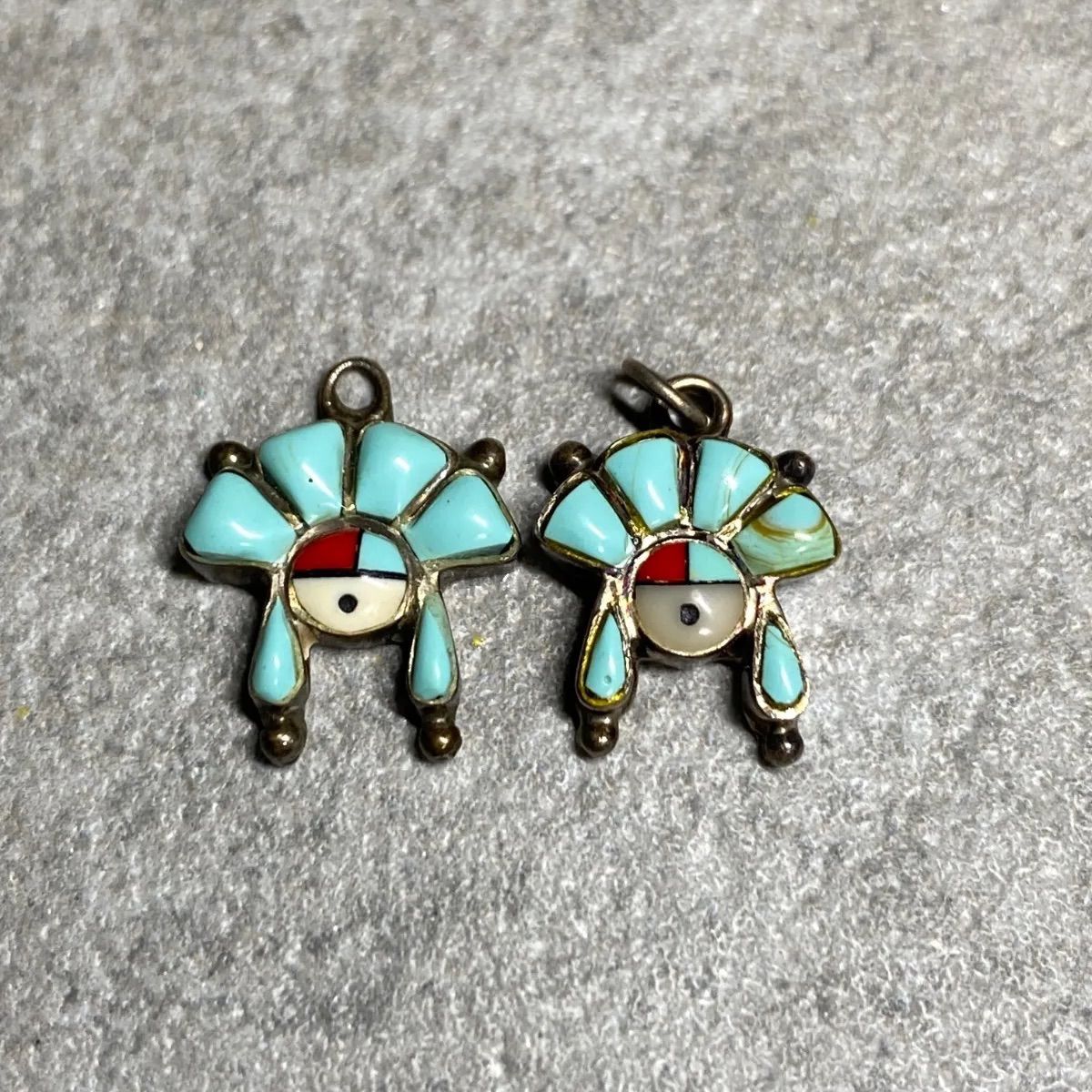 超希少アンティークホワイトハーツ バンブー型 極小粒 血赤 ヴェネチア