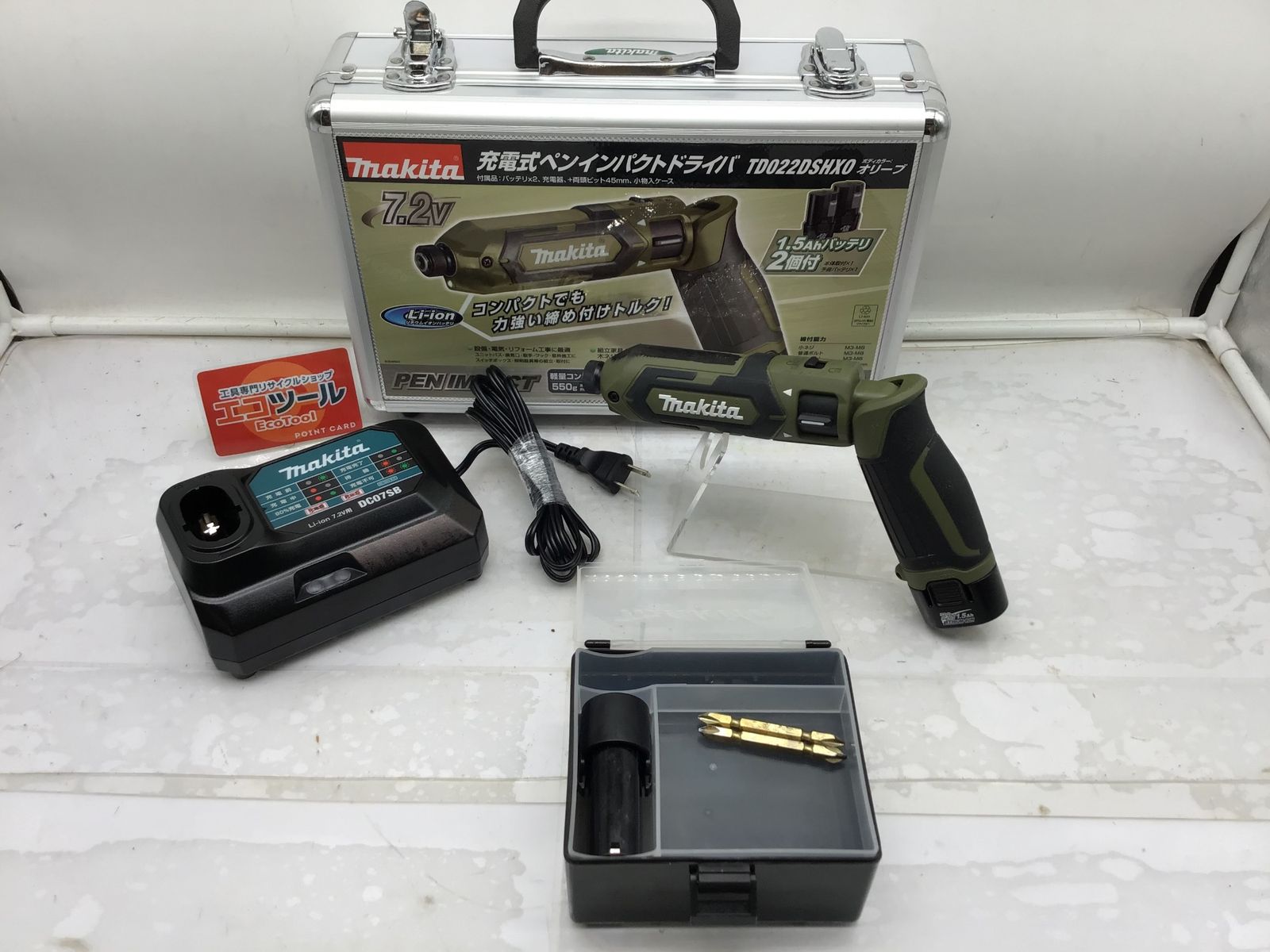 品 Makita|マキタ 7.2v充電式ペンインパクトドライバ TD022DSHXO ITSD0N88L260 エコツール笠寺店 M02