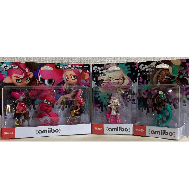 amiibo アミーボ スプラトゥーンシリーズ (トリプルセット、ヒメ amiibo アミーボ スプラトゥーンシリーズ (トリプルセット、ヒメ