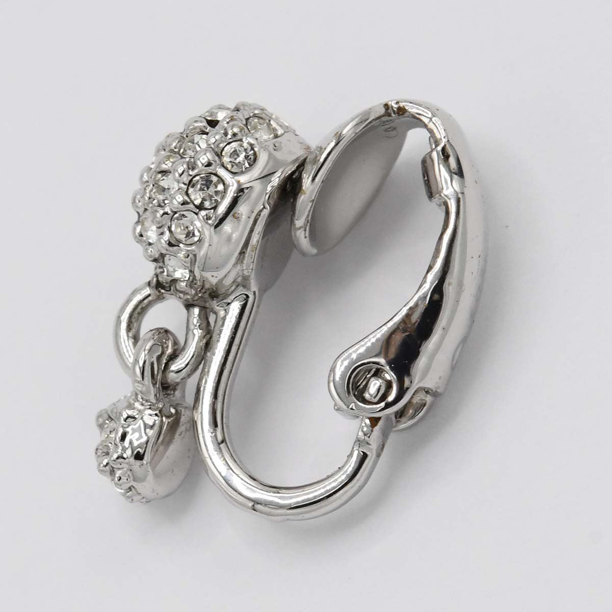 Christian Dior クリスチャンディオール イヤリング ラインストーン