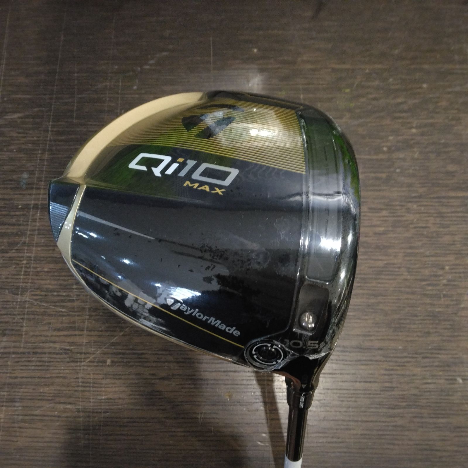 Dr【新品未使用品】テーラーメイド Qi10 Max Designer Series Driver ドライバー GOLD DUST  10.5 MITSUBISHI DIAMANA T+ 60 R USA (大崎店）
