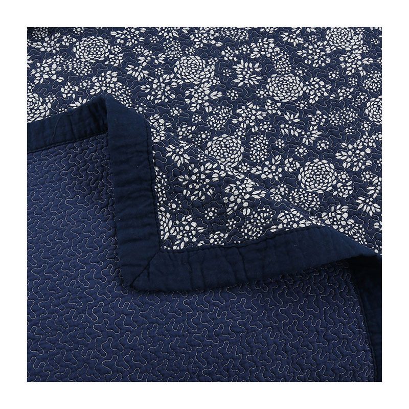 キルトベッドカバー3点セット綿マルチカバー キルティング 21107