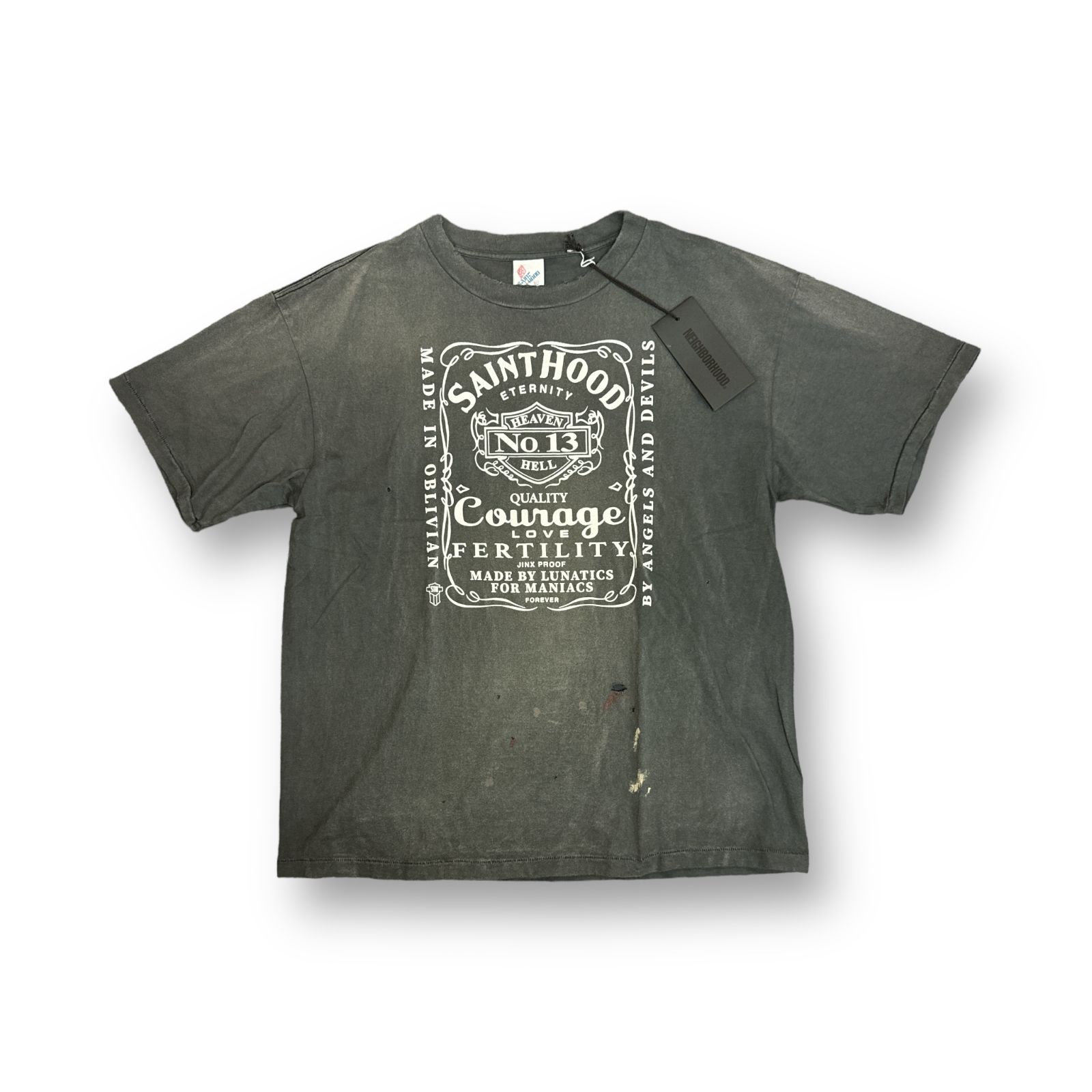 定価29700円 新品 SAINT MICHAEL × NEIGHBORHOOD 23SS NH_SS TEE/SKULL 