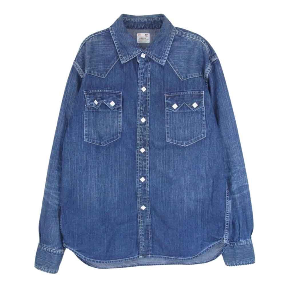 良質トップ サブカルチャーSC SKULLTAG DENIM WESTERN subculture