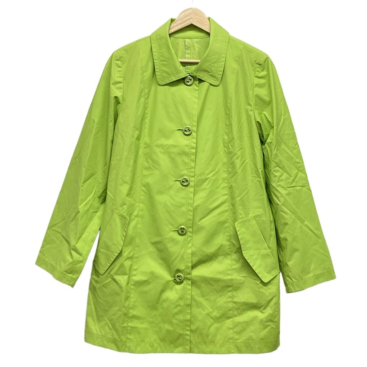 タグ付未使用＊レリアン スプリングコート 15号 ベージュ プリーツ