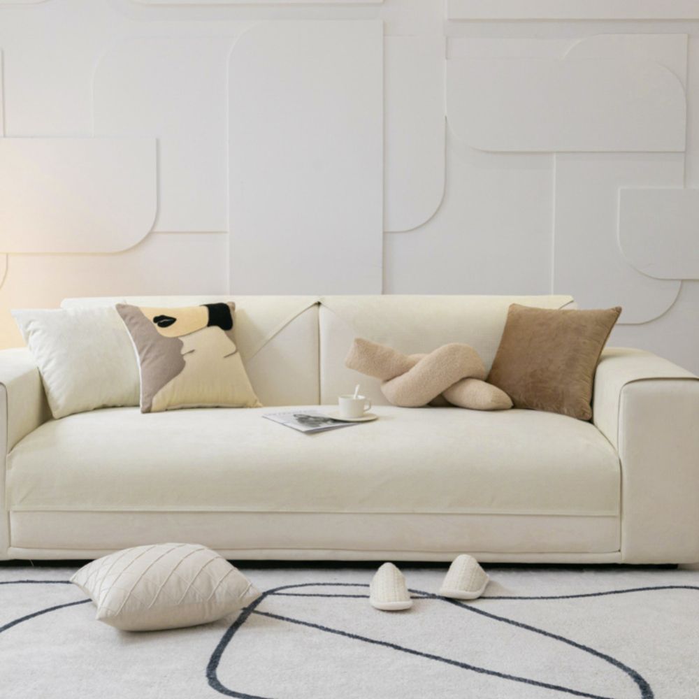 アイボリー  70×210cm  ソファーカバー ソファーシーツ ３人かけ かけるだけ ksofa13 ソファーカバー かけるだけ 3人掛け ソファカバー 三人掛け ソファ カバー ソファー 滑り止め 撥水 はっ水 防