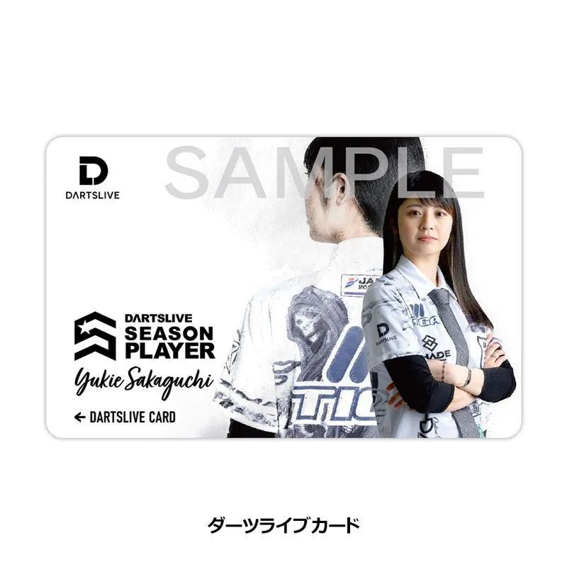 超希少】ダーツ祭りくじ限定 坂口優希恵SEASON PLAYER CARD - その他