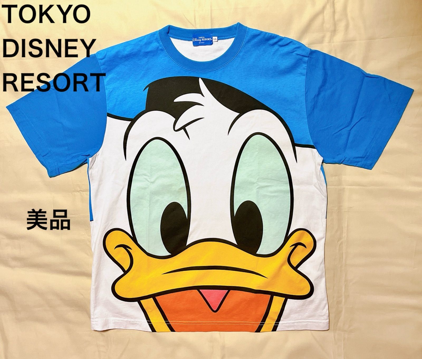 新品　未使用　Lサイズ　ドナルドダック　東京Disney　Tシャツ　2枚セット 東京ディズニーランド ドナルドダック Tシャツ 未使用 2点