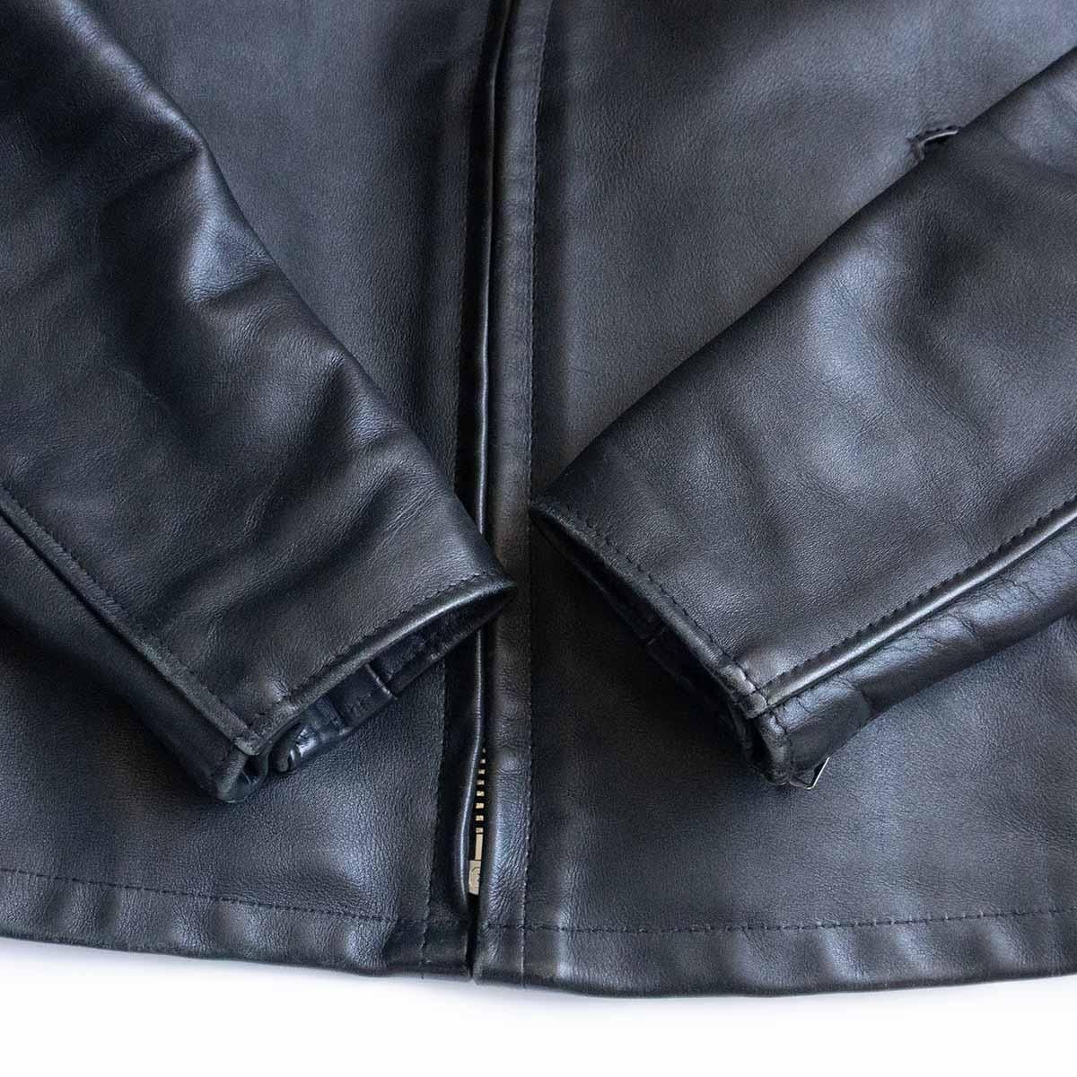美品】SCHOTT【641/シングルライダースジャケット】38 ボア