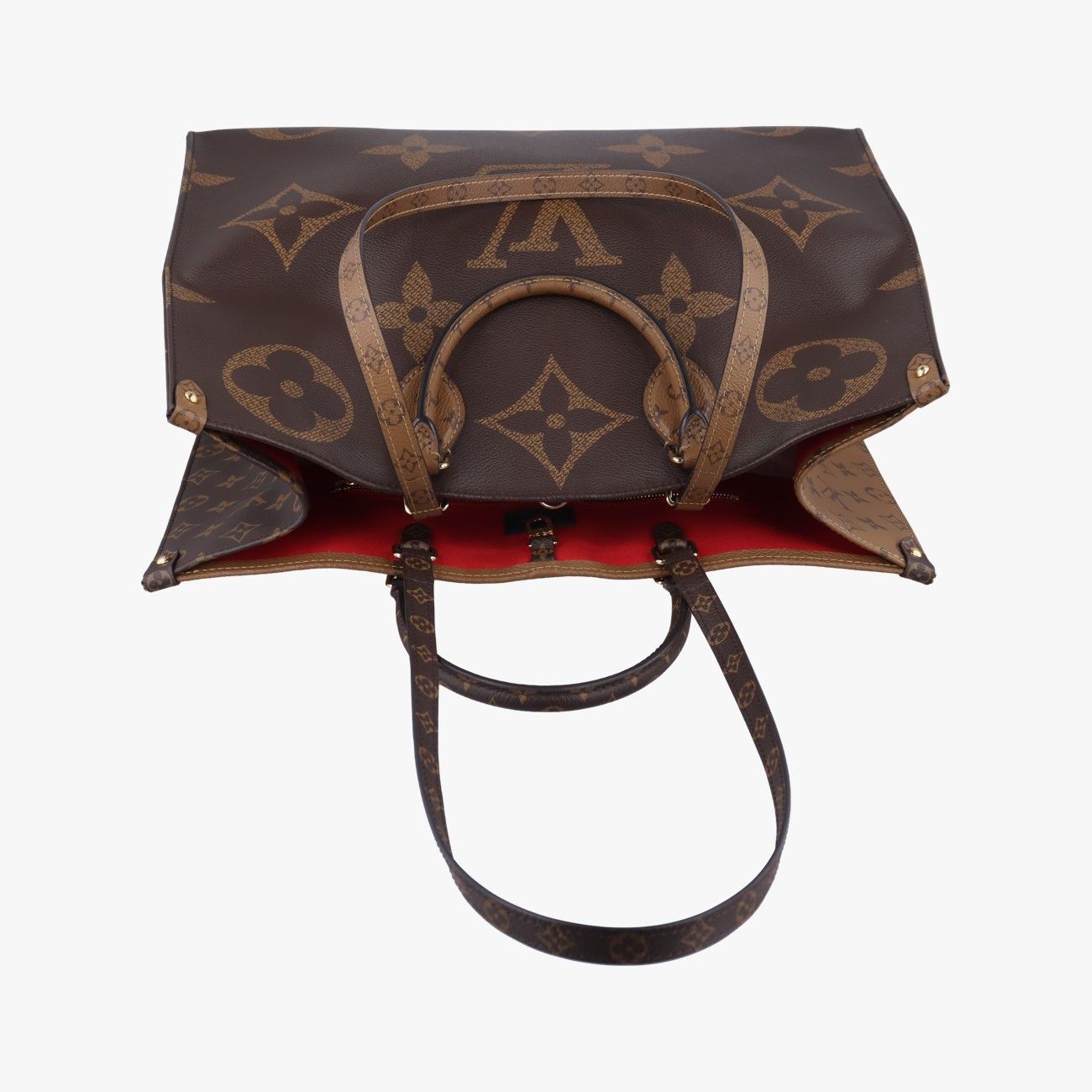 Louis Vuitton モノグラム LOUIS VUITTON Little papillon Handbag M92353 Red Monogram