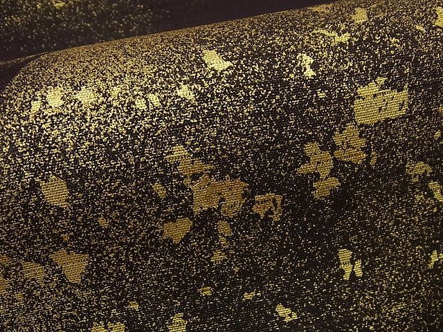 平和屋本店＊希少　夏物　浦野理一　絽塩瀬　九寸名古屋帯　遠山文　金彩　たとう紙付き　逸品　未使用3s4677 平和屋本店＊希少 夏物 浦野理一 絽塩瀬 九寸名古屋帯 遠山文 金彩 た