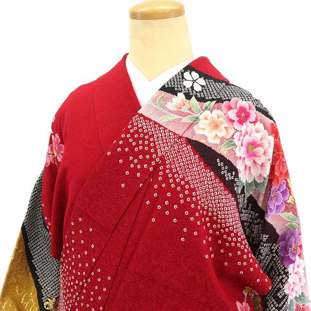 振袖単品、正絹振袖 ☆期間限定 10%OFF_12/11 朝10時まで☆振袖 正絹 美品 成人式 結婚式