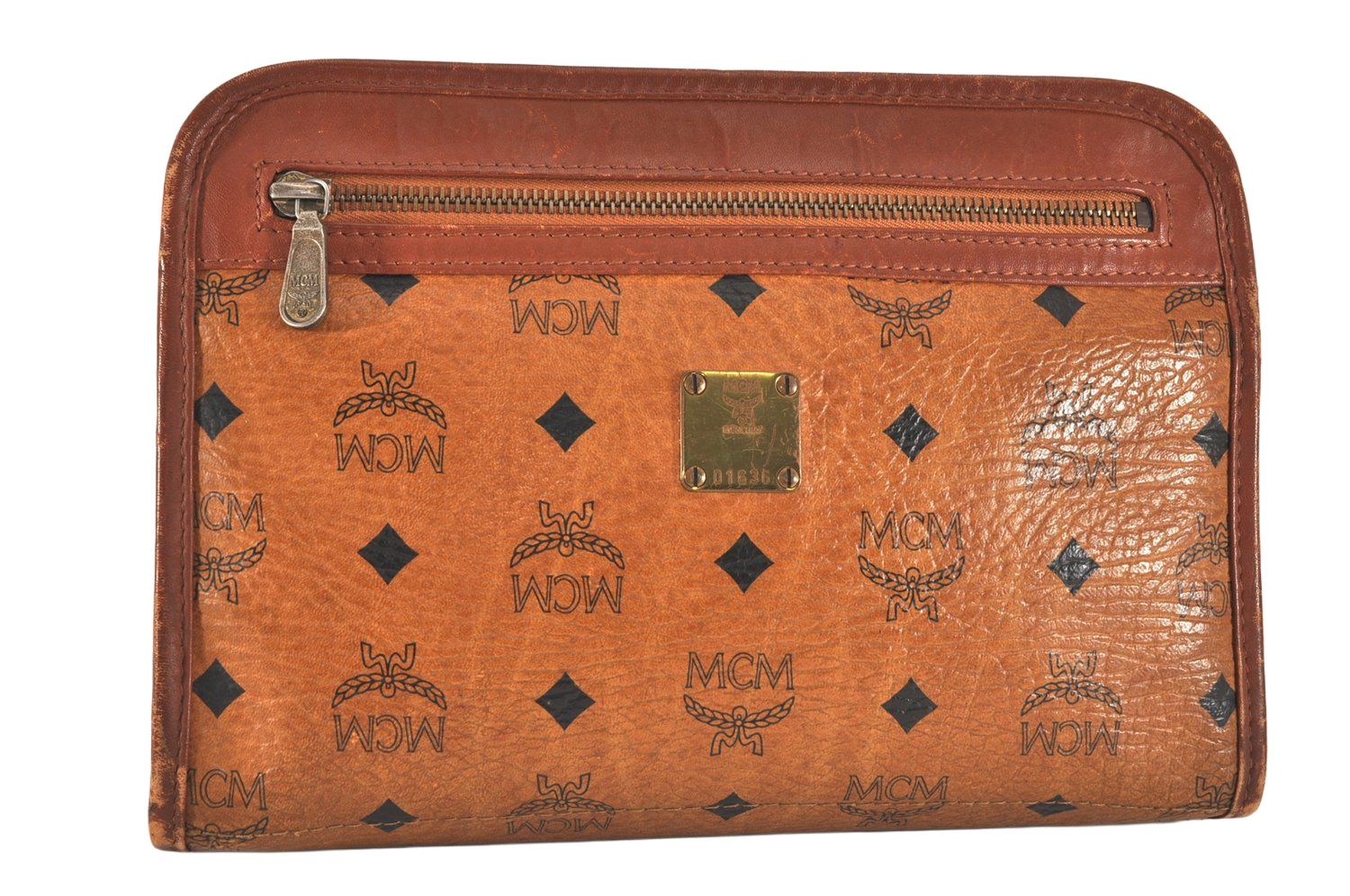 【美品】MCM エムシーエム　チェーンアクセ　ヴィセトスドラゴン MCM エムシーエム ヴィンテージ ヴィセトス レザー クラッチ