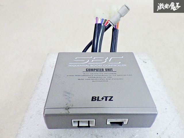 ブリッツ SBC ブーストコントローラー 通電確認済み 通電確認済み【ストア保証！】BLITZ ブリッツ SBC iD ハイデフ