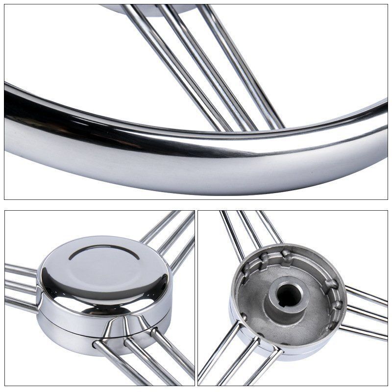 激安で高品質＆送料無料！ ヨット金具 ヨット釣り船ステンレスハンドル 船用油圧舵機システムハンドル カラー