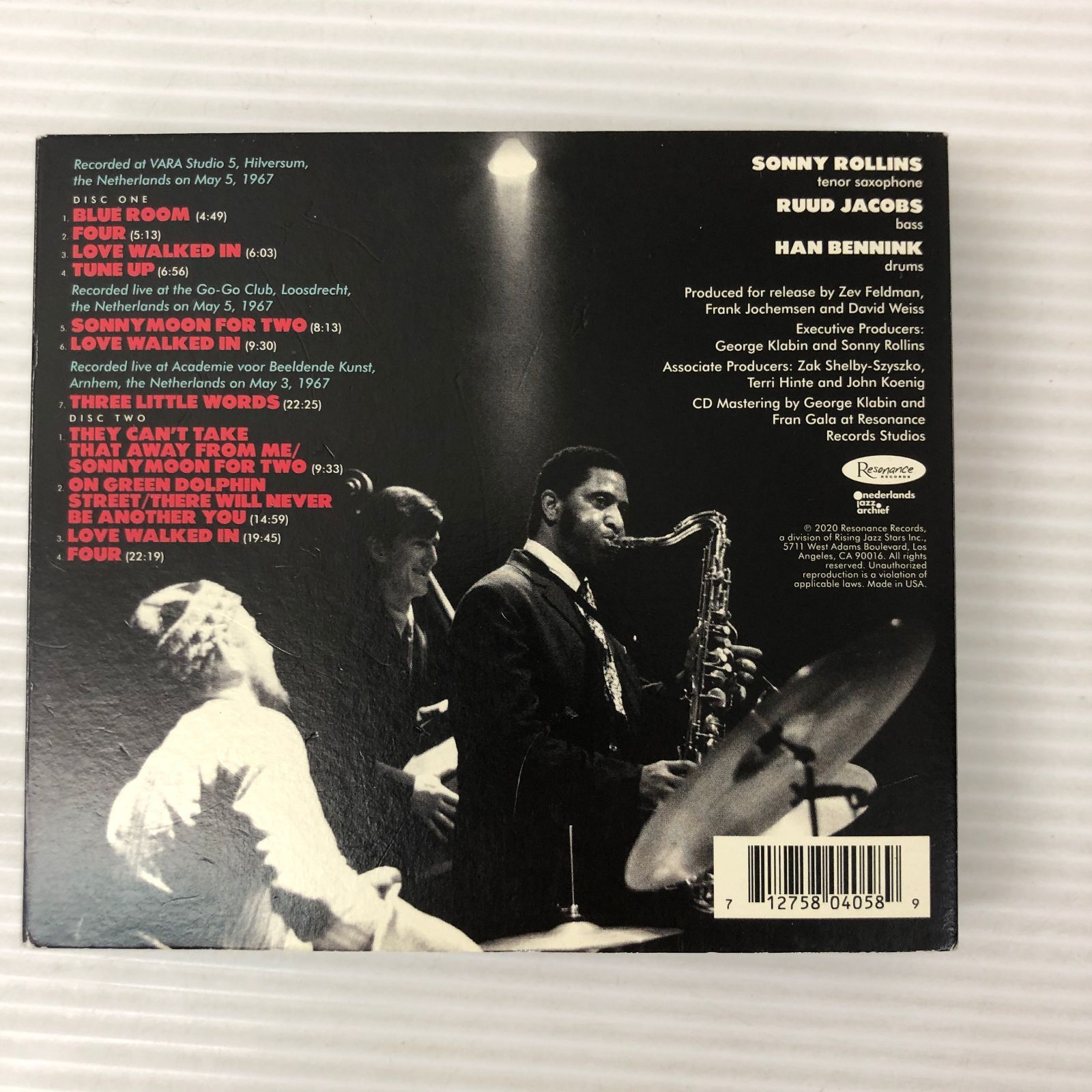 □[CD] ロリンズ・イン・ホランドー1967 スタジオ・アンド・ライヴ