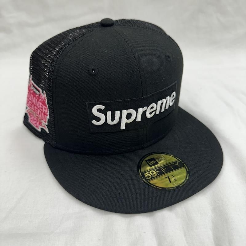 【最終値下げ】　SUPREME/シュプリーム　slogo キャップ　cap Supreme シュプリーム 帽子 キャップ ✕NEW ERA 24SS Box Logo