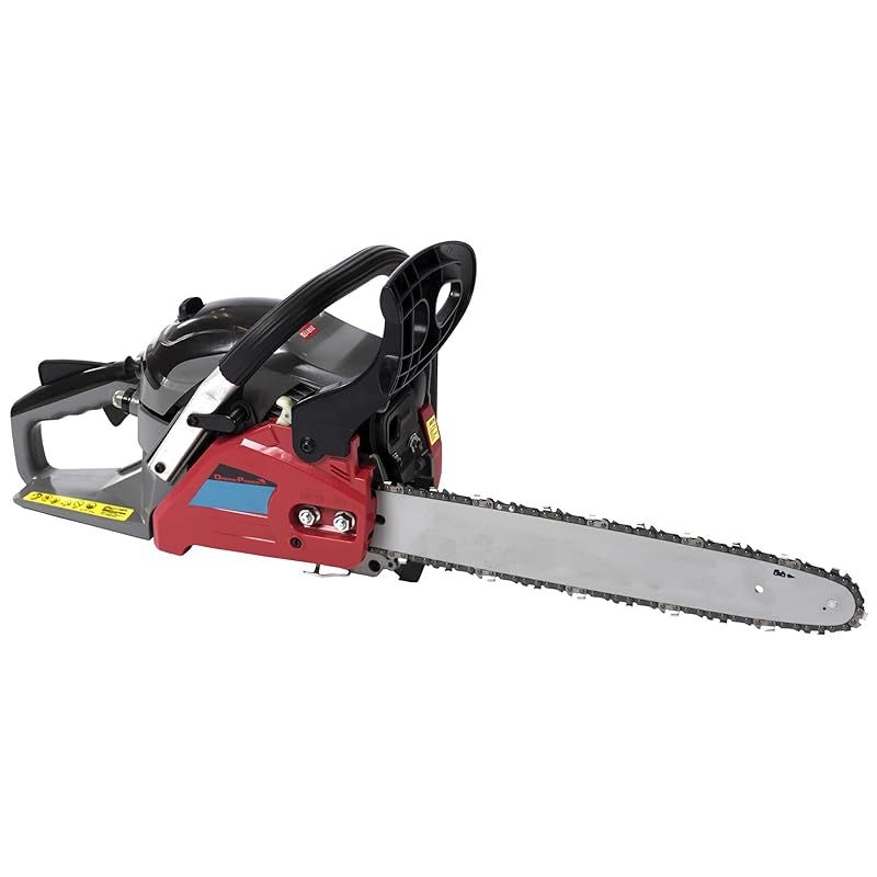 ナカトミ チェーンソー エンジン式 ガイドバー400 16インチ 排気量37.2mL トップハンドル ダンパー付きスターター コードレス ドリームパワー エンジンチェンソー ECS-38D N1 レッド 0