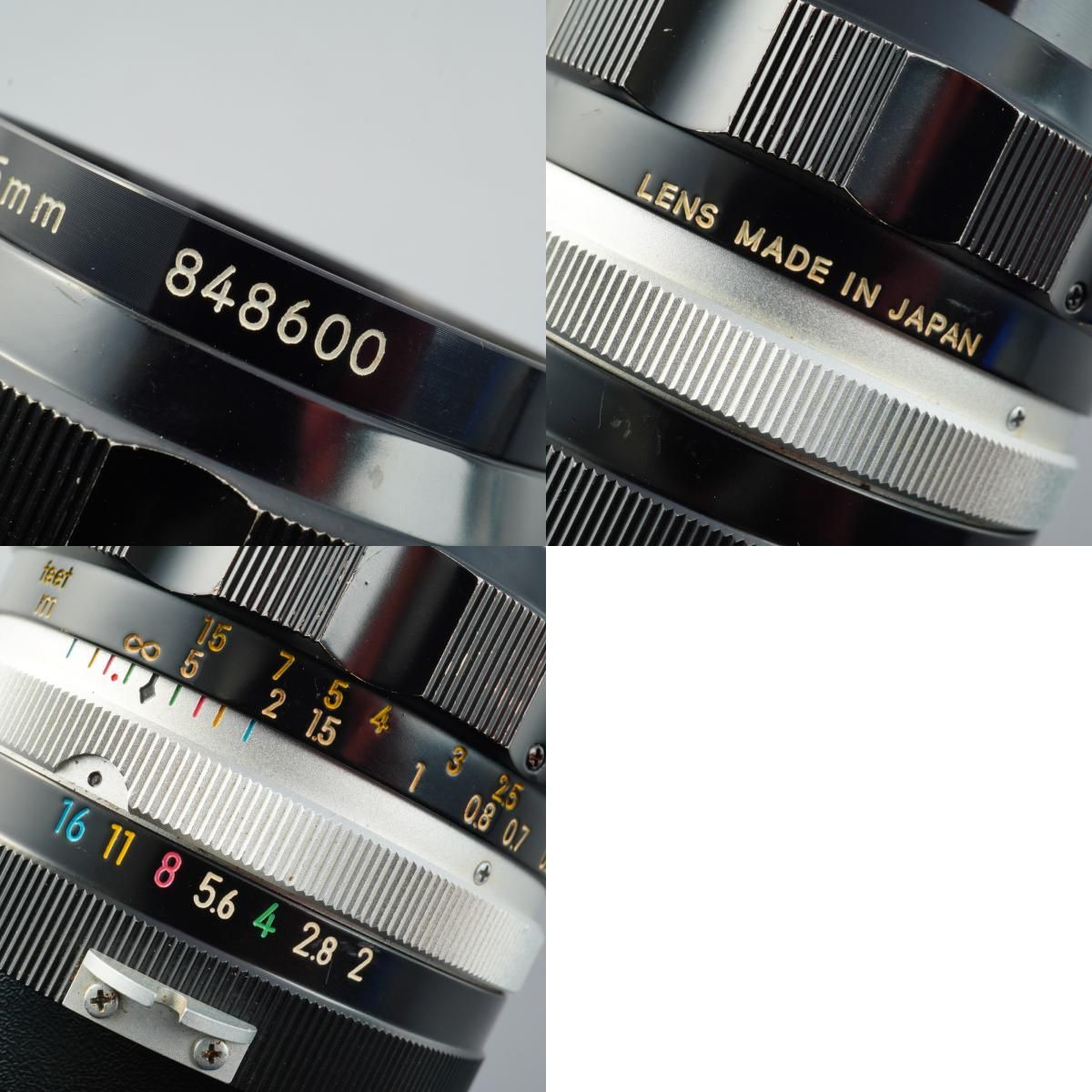 Nikon ニコン NIKKOR-O.C Auto 35mm F/2 非Ai 単焦点レンズ 購入 Nikon