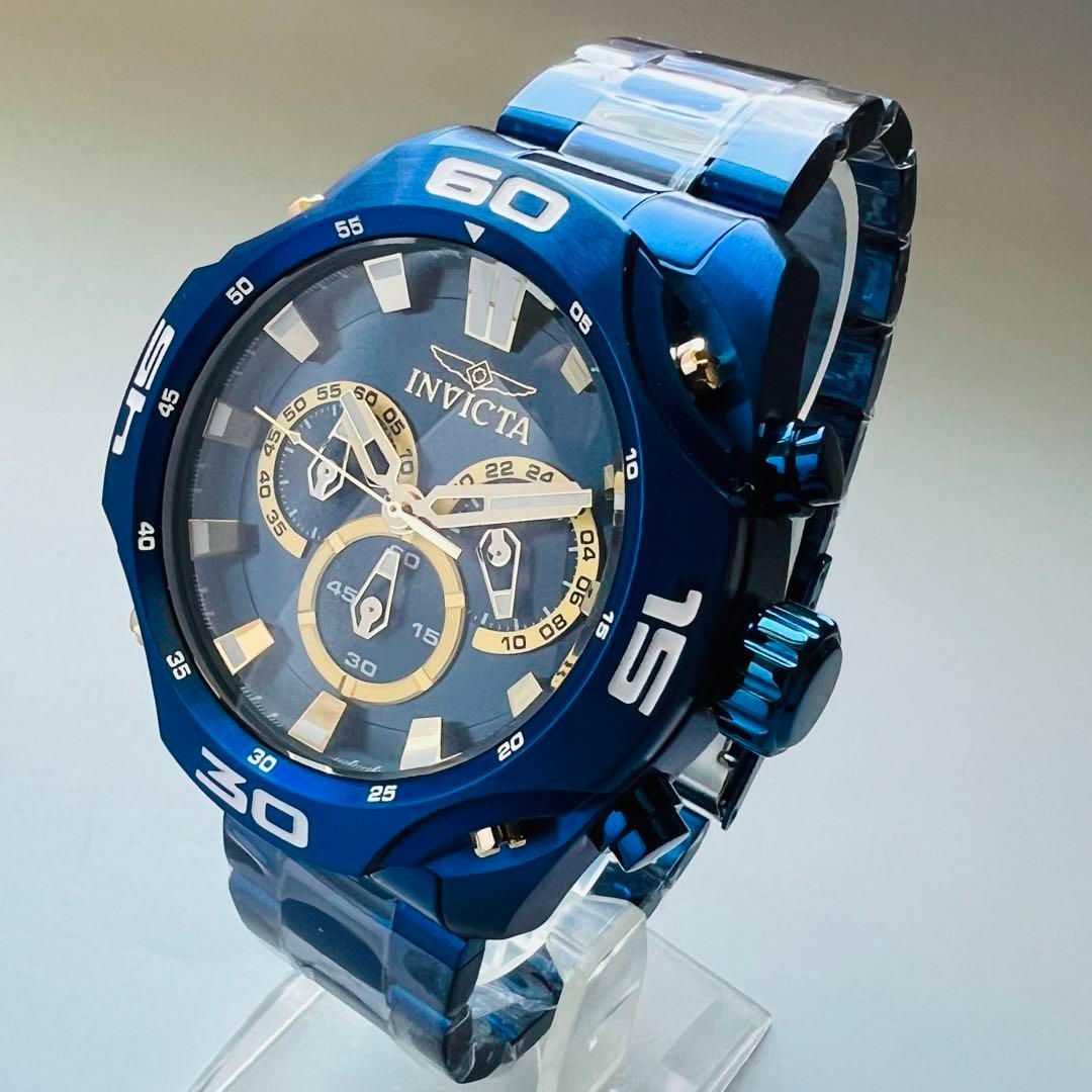 INVICTA インビクタ 腕時計 メンズ ブルー 新品 クォーツ 電池式