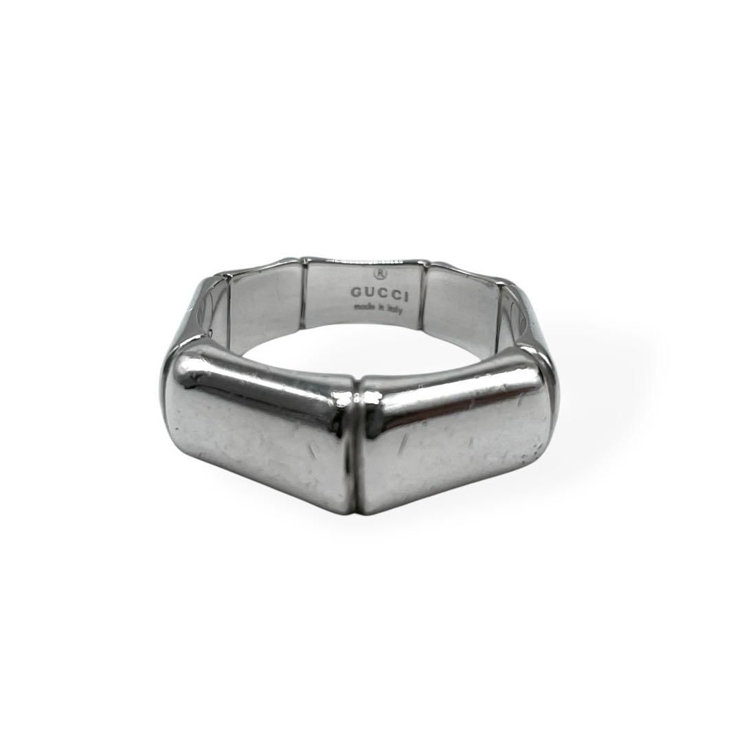 GUCCI バンブーリング　シルバーリング　silver925 11号　刻印あり GUCCI バンブーリング シルバーリング silver925 11号 刻印あり