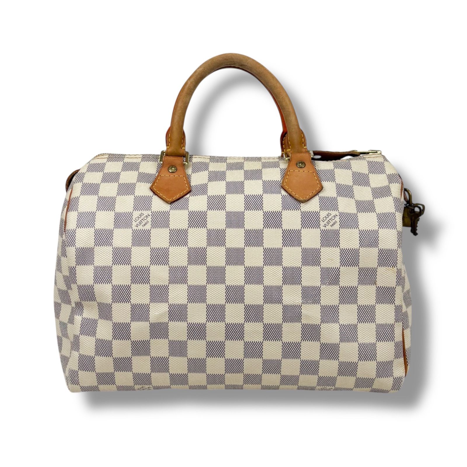 【美品】ルイヴィトン　ダミエ　スピーディ30 ミニボストンバッグ　ショルダー LOUIS VUITTON - ルイ ヴィトン ダミエ アズール スピーディ30