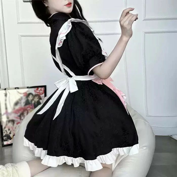 ロリィタ　チャイナドレス　コスプレ　黒　ハロウィン 楽天市場】チャイナドレス ワンピース チャイナ服 ロリータ 中華