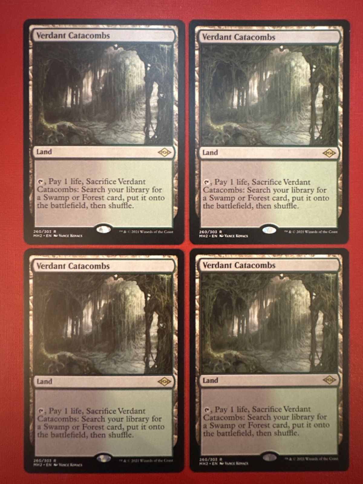 MTG 新緑の地下墓地 4枚 (MH2 EN) - メルカリ