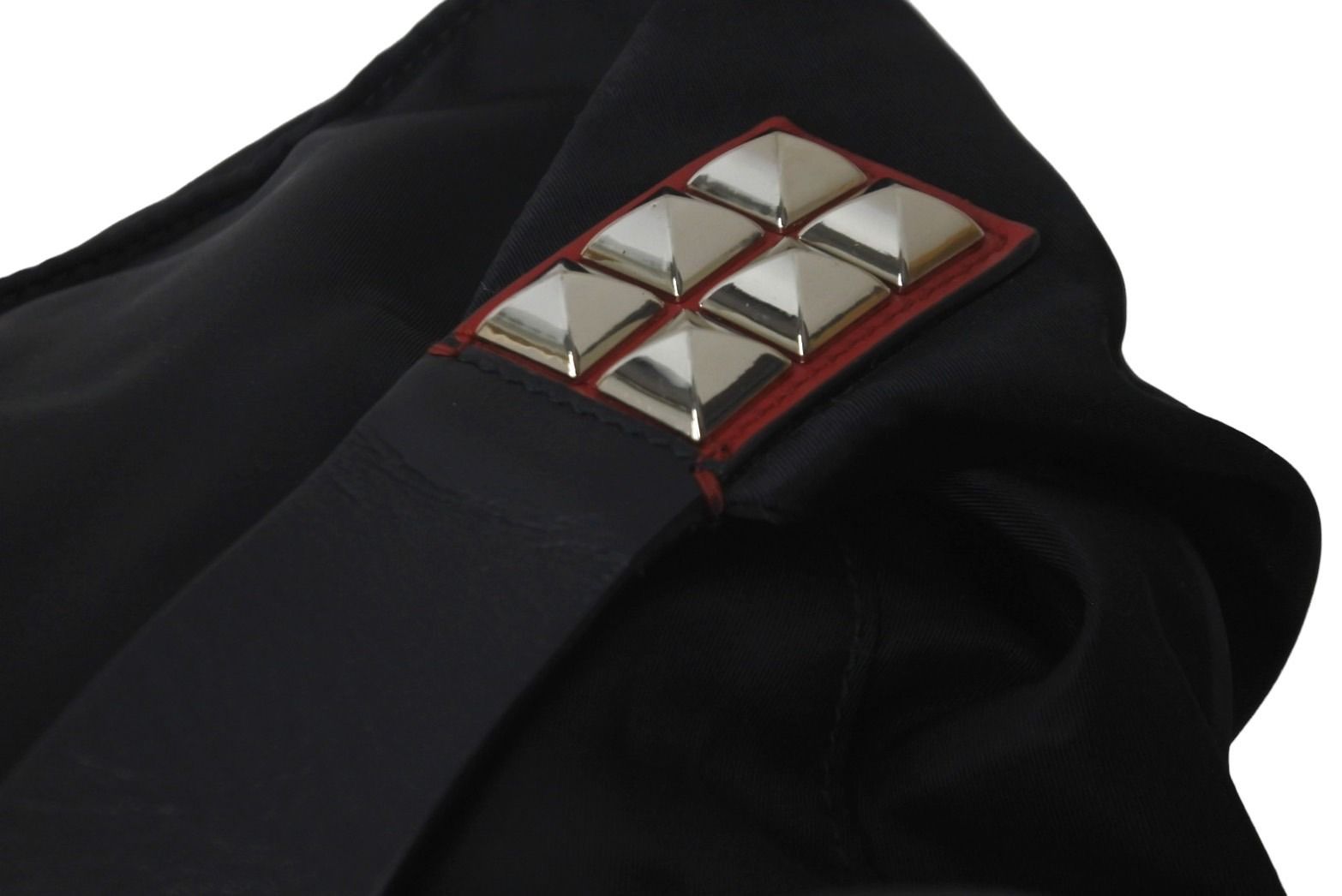 プラダ 三角ロゴプレート ボディバッグ ウエストバッグ ネイビー