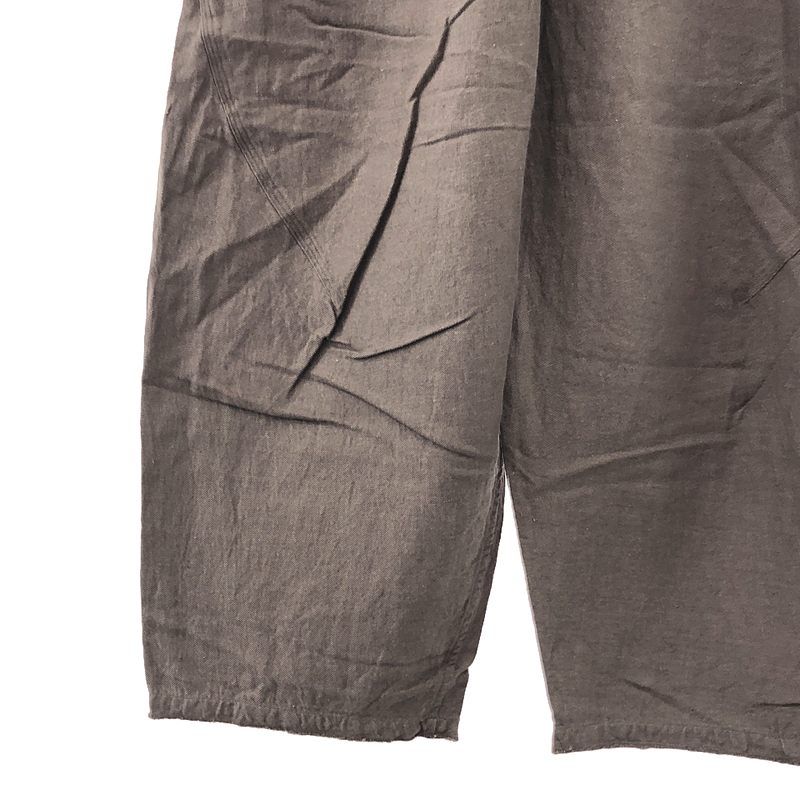 JURGEN LEHL / ヨーガンレール | コットン リネン ワイドパンツ