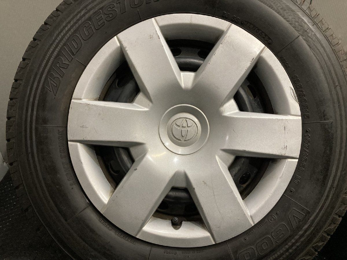 BS V600 195/80R15 107/105L LT】夏タイヤ【トヨタ 200系ハイエース  