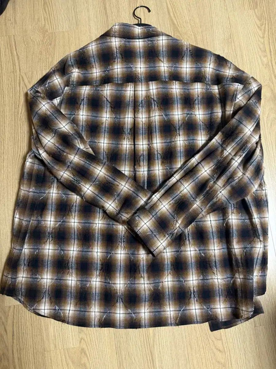 50 Juun.J アーガイル シャツ チェック柄 ブラウン