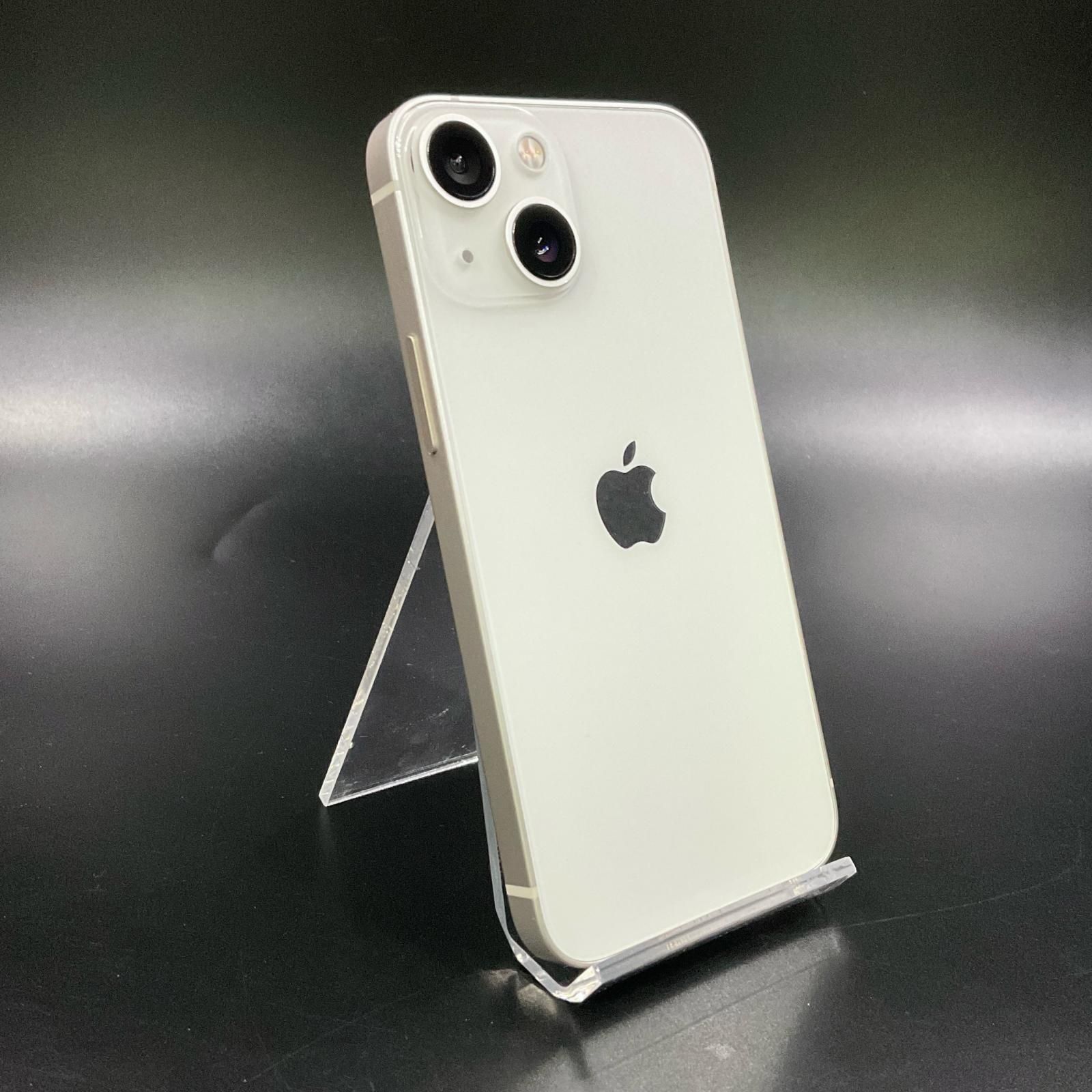 全額返金保証 最速発送 Apple iPhone 13 mini 128GB スターライト 楽天モバイル 動作 済 90%