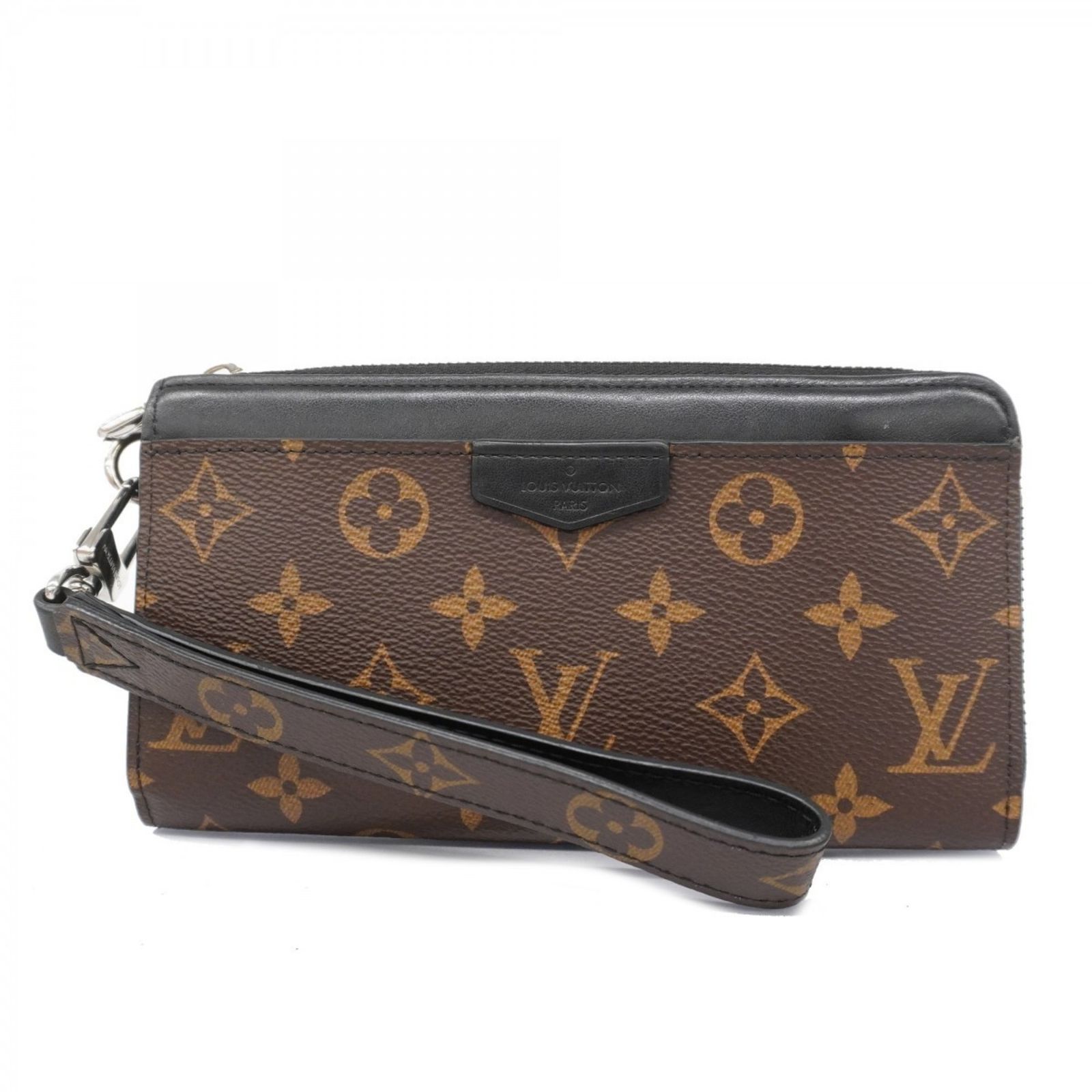 ルイ・ヴィトン(Louis Vuitton) ルイ・ヴィトン 長財布 モノグラム・マカサー ジッピードラゴンヌ M69407 ブラウン ブラックメンズ