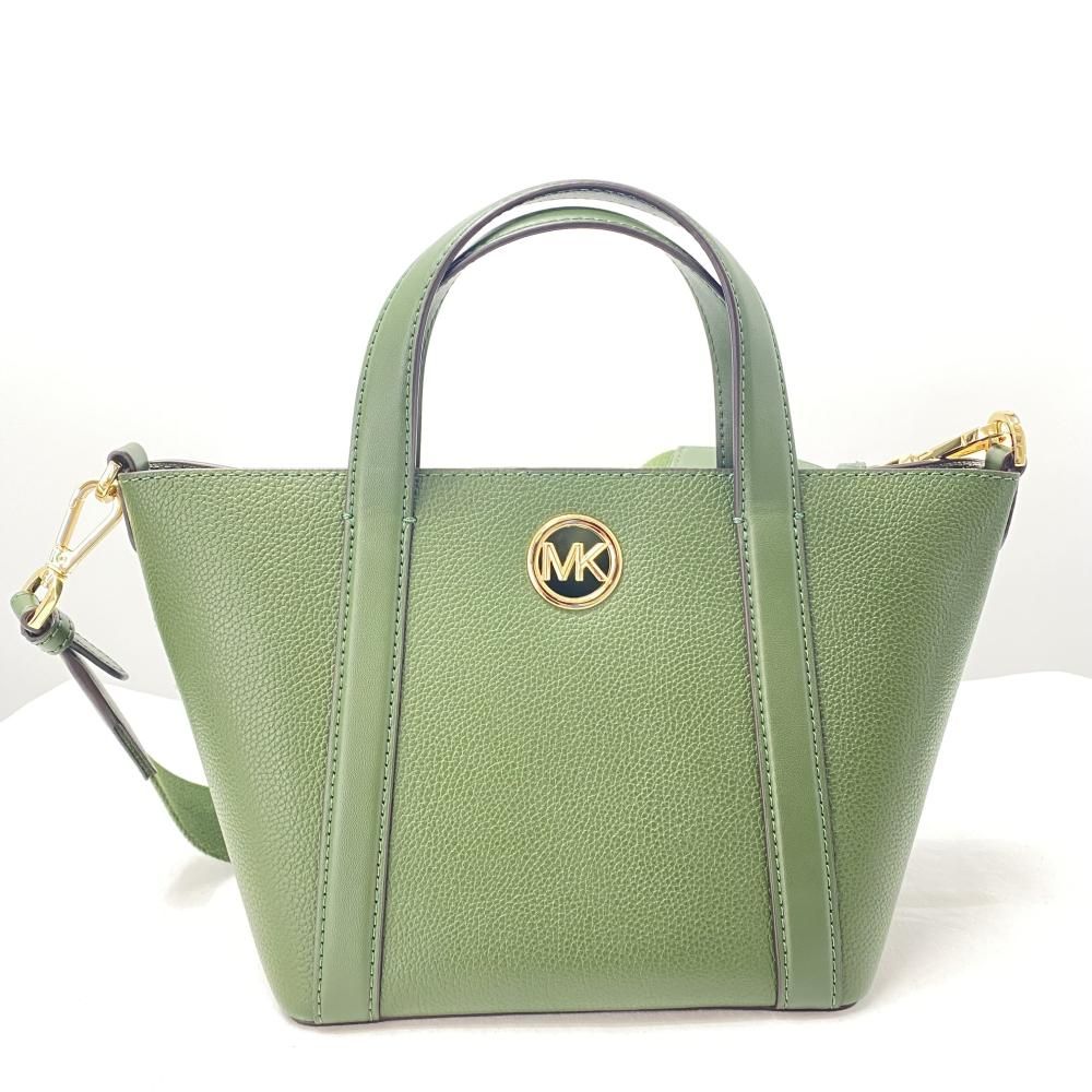 MICHAEL KORS スモールトートバッグ カーキ マイケルコース 17