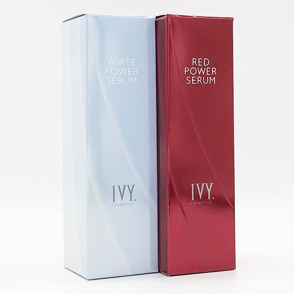 ◆ な2種セット◆アイビー レッドパワーセラム ホワイトパワーセラム 30ml×2本 計60ml IVY化粧品 美容液