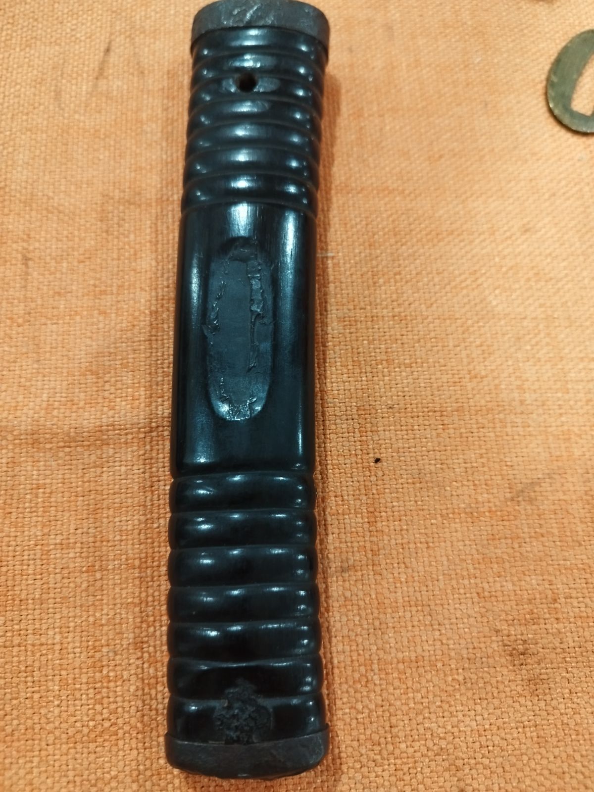  刀装具 拵え 3種セット 短刀用パーツ一式 鞘2本 黒塗り約50 cm 木地 刀身なし 現状 鍔(つば) 武具