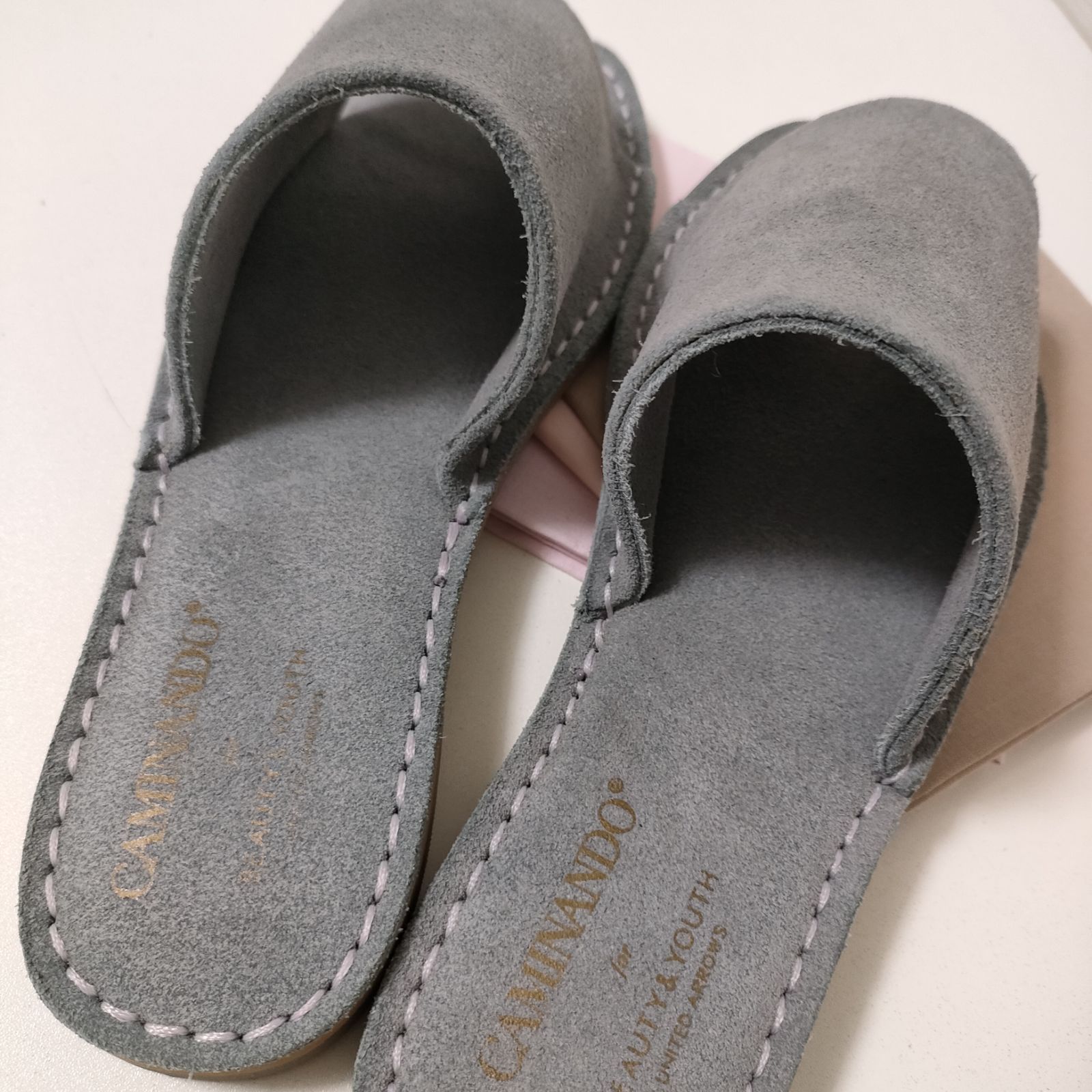 カミナンド ユナイテッドアローズ 別注 スエードサンダル