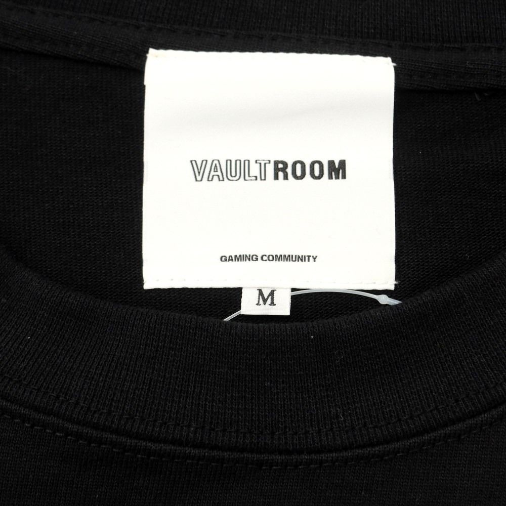 中古】【未使用】ボルトルーム vaultroom × CHEEKY コットン クルーネック 長袖Ｔシャツ ブラック【サイズM】【ユニセックス】 -  安い買取 大阪