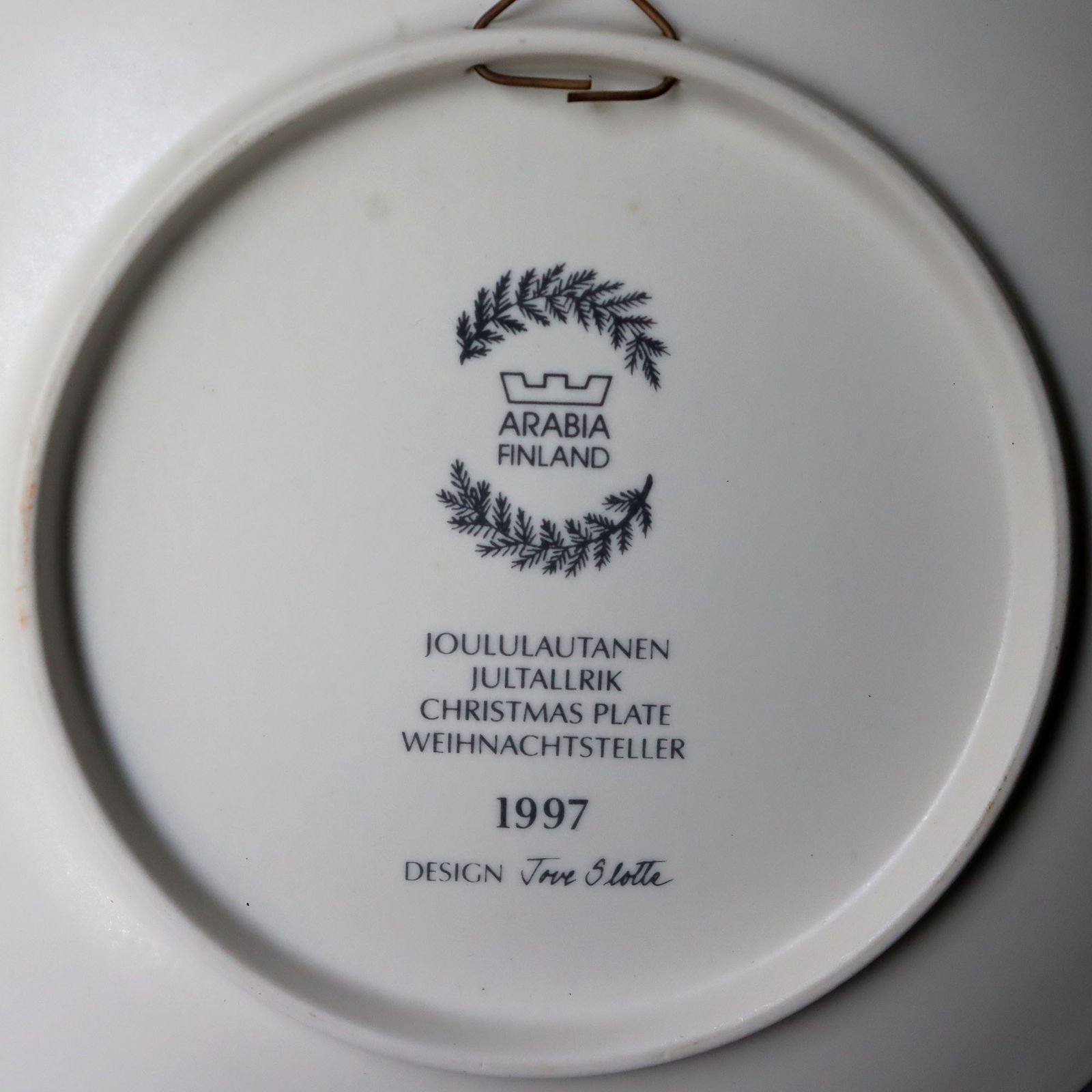 ARABIA (アラビア) クリスマスプレート1997 - メルカリ