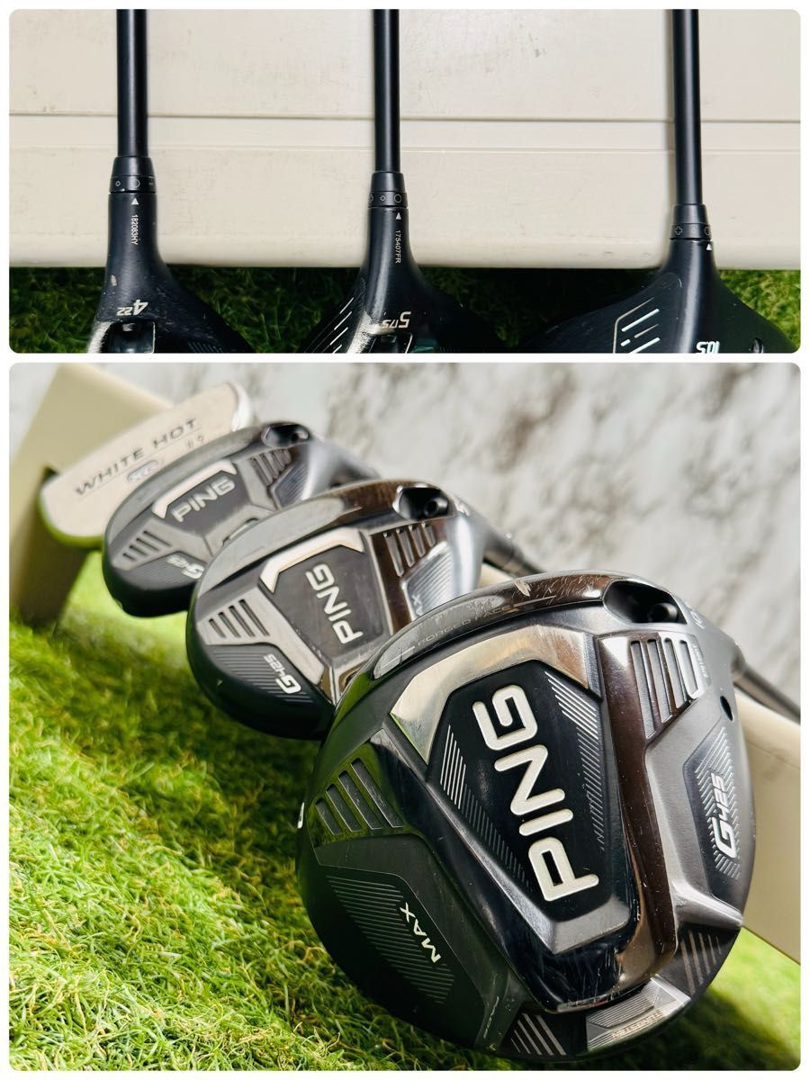 【良品】初心者推奨 ピン G425 メンズゴルフセット 11本 S かんたん CBなし】初心者推奨 ピン G425 メンズゴルフセット 11本 R - メルカリ