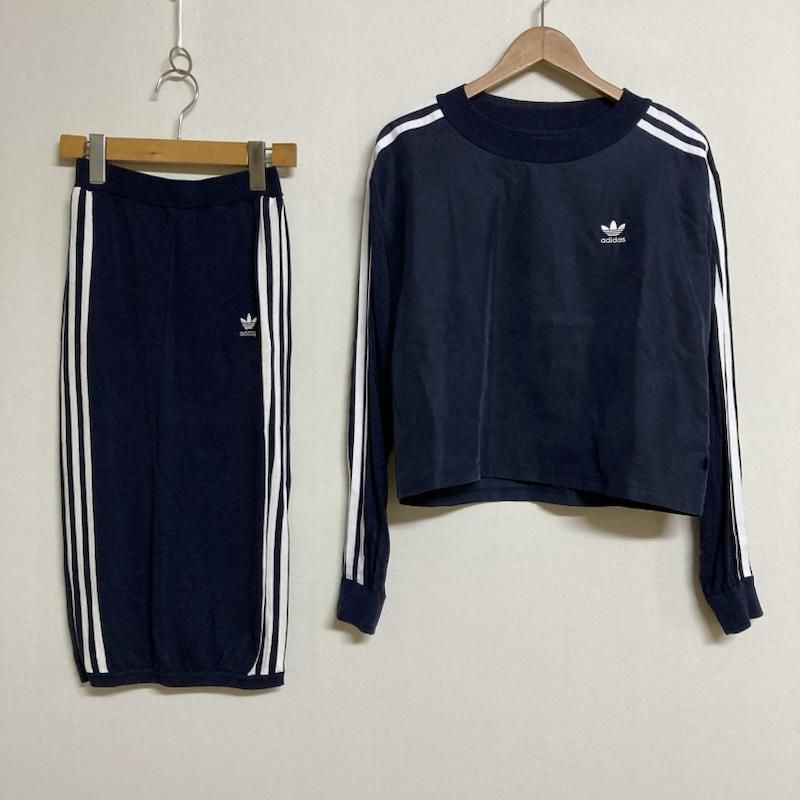 adidas originals アディダスオリジナルス セットアップ adidas originals 3 STRIPES SWEATER 3 STRIPES KNITTED SKIRT セットアップ 上下セット XOT|XS BR4432 BR4428