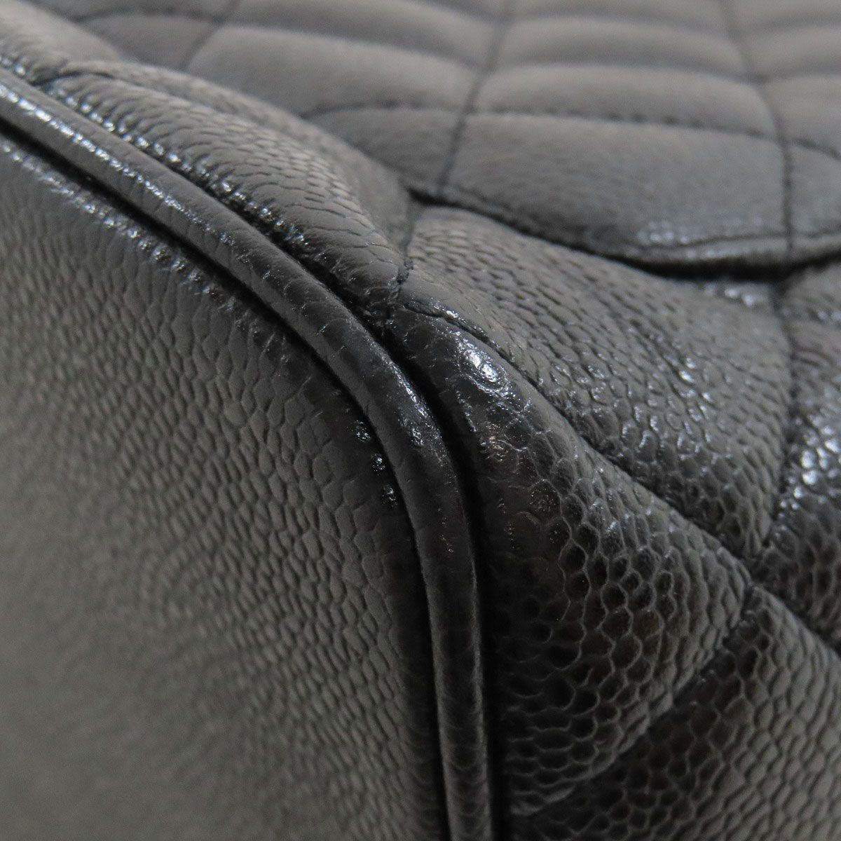 CHANEL シャネル 復刻トート シルバー金具 トートバッグ グレインド カーフスキン レディース DECORATOM_COM_BR