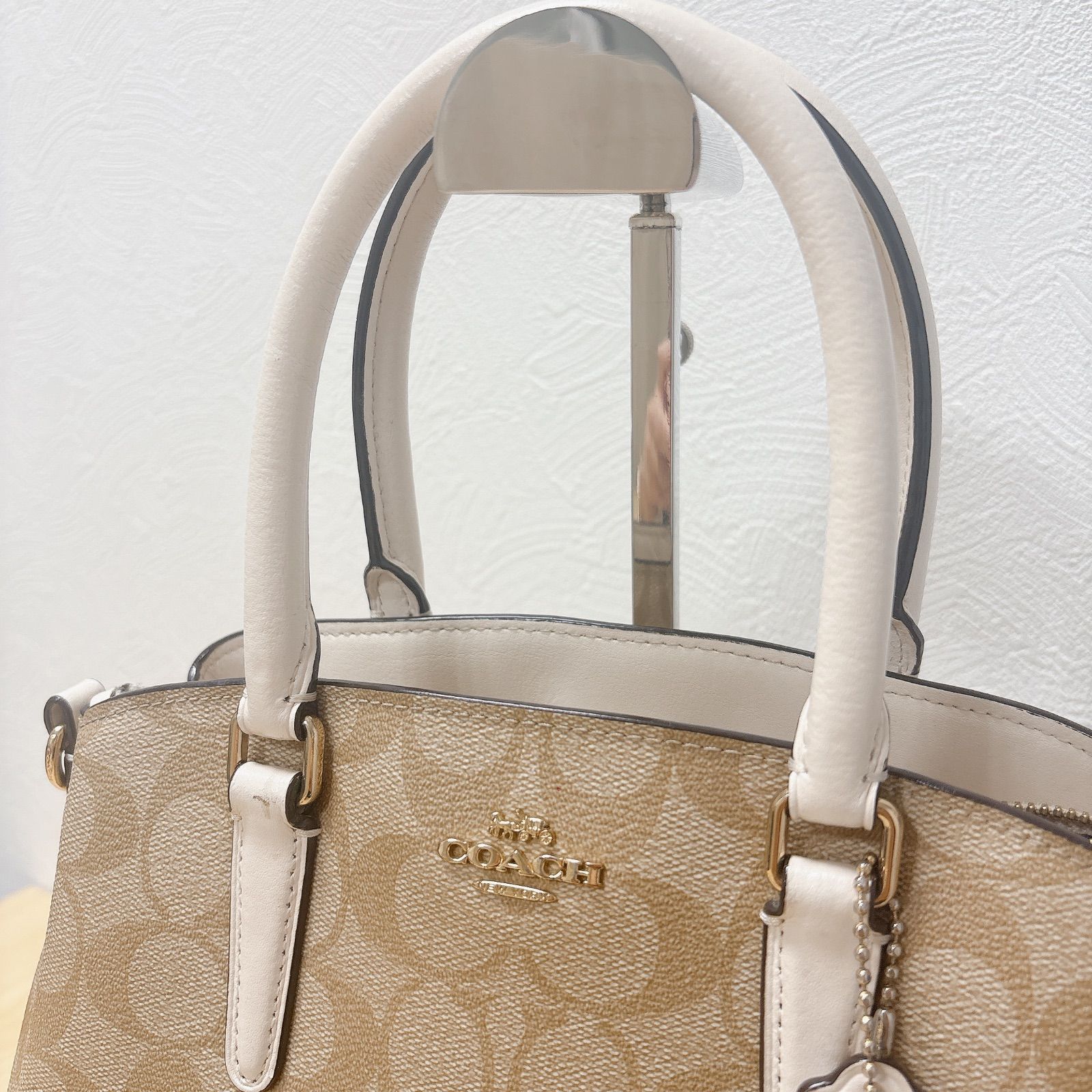 COACH コーチ セージ ショルダー ハンド バッグ シグネチャー