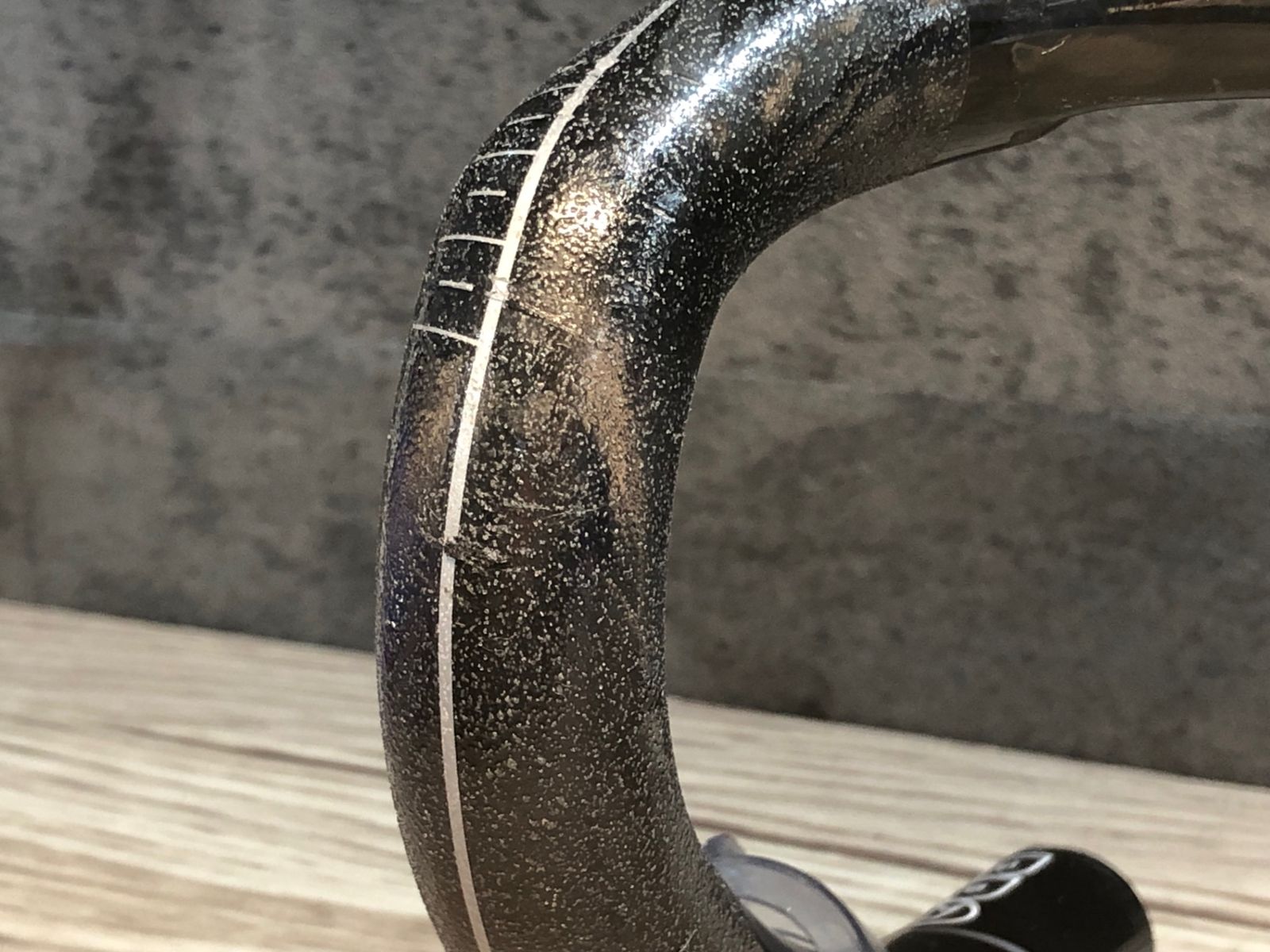 JK131 シマノ SHIMANO プロ PRO STEALTH EVO カーボンドロップハンドル ステム一体型 OS エンド部C-C400mm 100mm クランプ痕あり BRIGHTFACE_UK