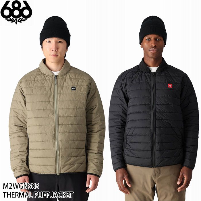 中綿ダウン ジャケット ロクハチ 24-25 686 THERMAL PUFF JACKET サーマル パフ インナーダウン ミドルレイヤー 日本