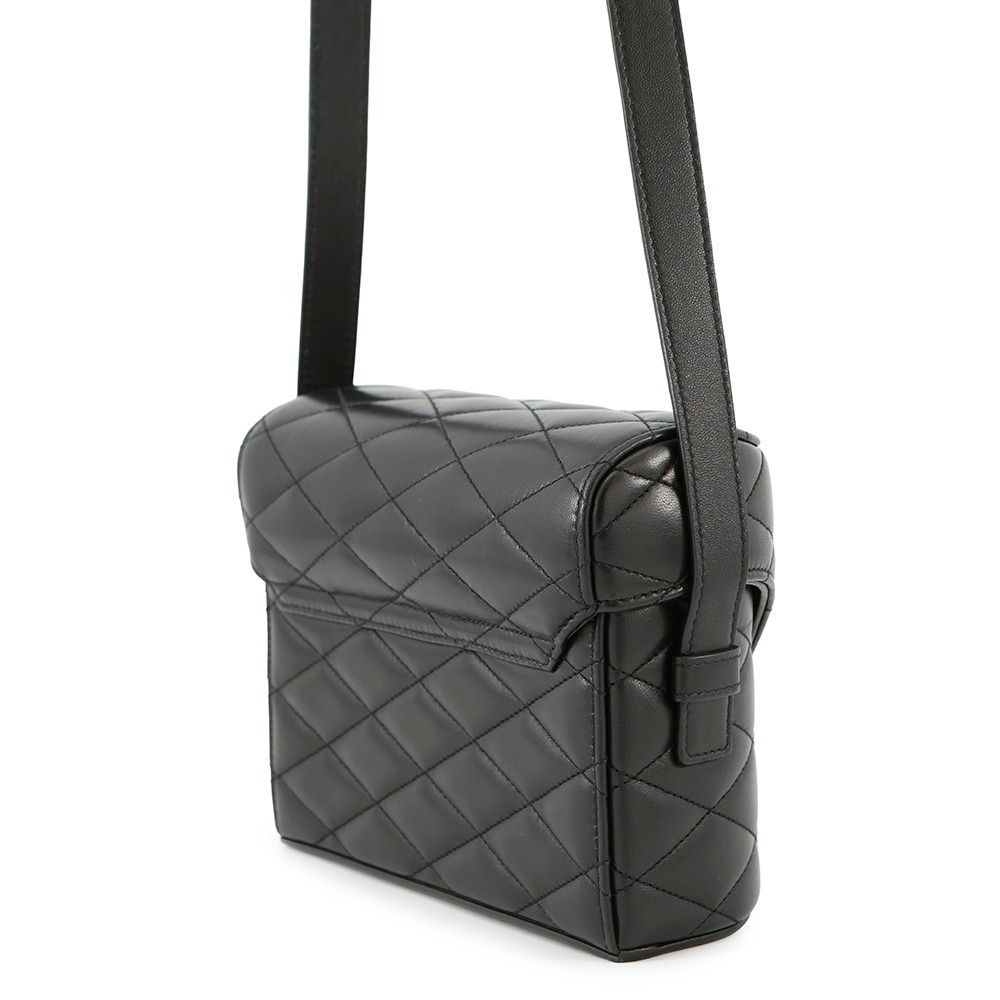 サンローランパリ ショルダーバッグ ジューンボックス YSLロゴ 710298 SAINT LAURENT PARIS バッグ 黒