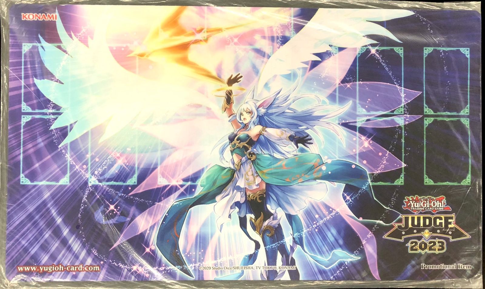 遊戯王 公式 プレイマット JUDGE 2023 月女神の鏃 未開封 遊戯王 公式 JUDGE 2023 月女神の鏃 プレイマット 未開封 北米版