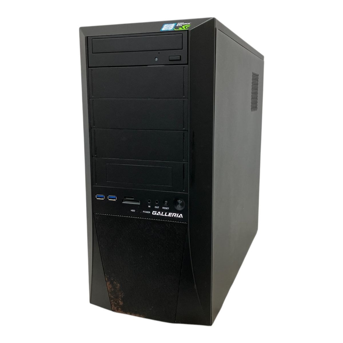 Thirdwave GALLERIA XF デスクトップ パソコン i7 7700K 8GB SSD 525GB HDD 2TB GTX 1070 win11 ジャンク M9945262